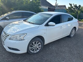 2014 Nissan Sentra VII (B17), белый, 800000 рублей, вид 1
