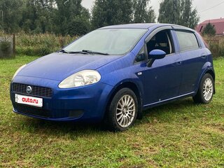 2008 Fiat Punto III Grande Punto, синий, 350000 рублей, вид 3