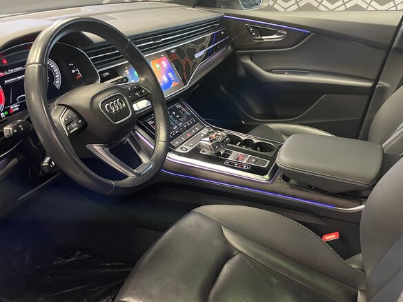 2020 Audi Q8 55 TFSI I (4M), белый, 5400000 рублей - вид 29