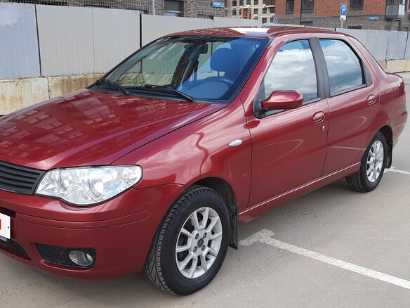 2008 Fiat Albea I Рестайлинг, красный, 570000 рублей - вид 7