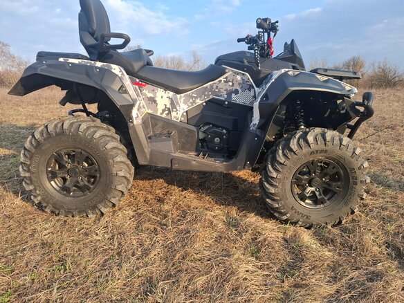 2024 Stels ATV-800 Guepard Trophy, серый, 750000 рублей - вид 2