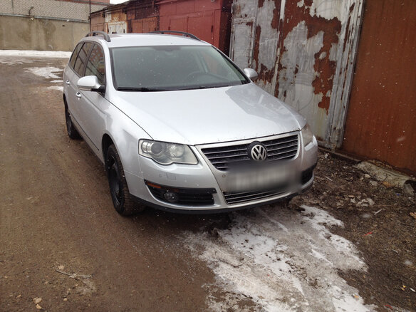 2008 Volkswagen Passat B6, серебристый