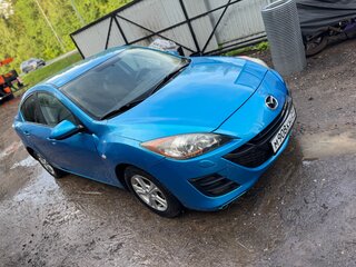 2011 Mazda 3 II (BL), голубой, 800000 рублей, вид 2