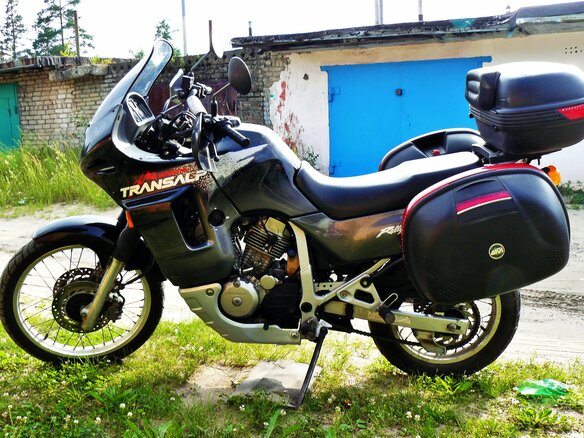 1999 Honda XL600V Transalp, чёрный