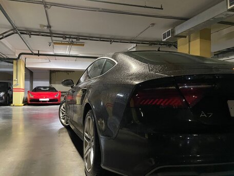 2015 Audi A7 I (4G) Рестайлинг, чёрный, 3670000 рублей, вид 4