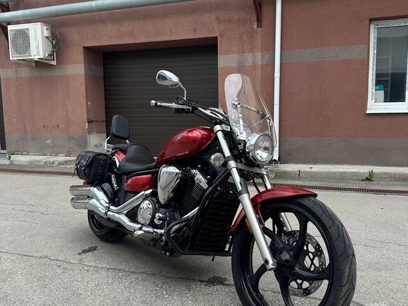 2011 Yamaha XVS1300, красный, 845000 рублей