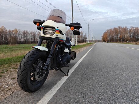 2019 Harley-Davidson Fat Bob, белый, 1500000 рублей, вид 4