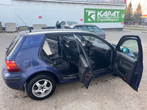 1999 Volkswagen Golf IV, синий, 200000 рублей - вид 21