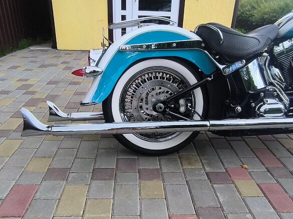 2015 Harley-Davidson Softail Deluxe, голубой, 1100000 рублей - вид 14
