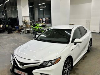 2018 Toyota Camry US Market VIII (XV70), белый, 2600000 рублей, вид 1