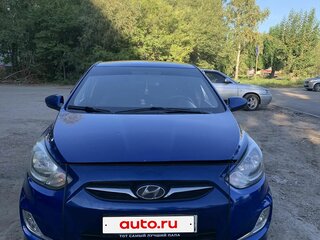 2011 Hyundai Solaris I, синий, 620000 рублей, вид 1