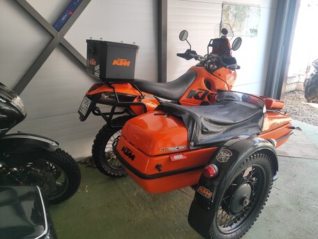 2004 KTM 640 Adventure, оранжевый, 500000 рублей, вид 4