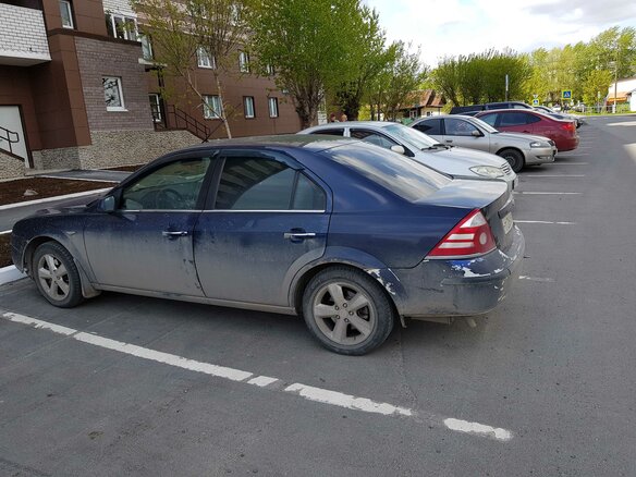 2006 Ford Mondeo III Рестайлинг, синий - вид 1