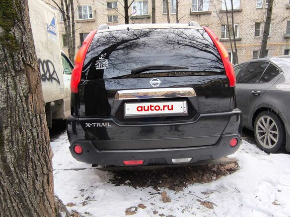 2010 Nissan X-Trail II, чёрный, 1100000 рублей - вид 4