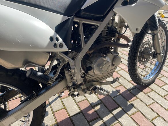 2010 Kawasaki KLX 125, белый, 300000 рублей - вид 13