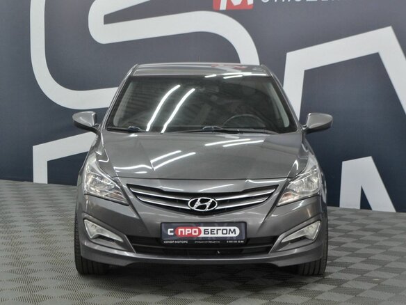 2016 Hyundai Solaris I Рестайлинг, серый - вид 1