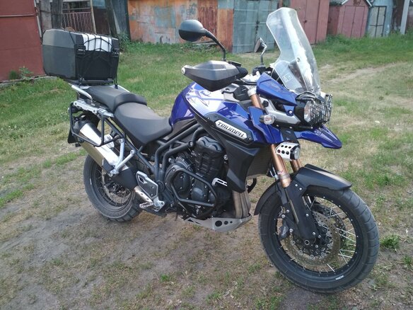 2012 Triumph Tiger Explorer, синий - вид 10