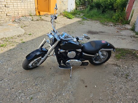 1998 Kawasaki VN1500 Vulcan, чёрный, 650000 рублей, вид 3