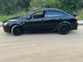 2008 Mitsubishi Lancer X, чёрный, 650000 рублей, вид 3