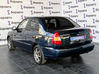 2008 Hyundai Accent ТагАЗ II, синий, 480000 рублей, вид 4