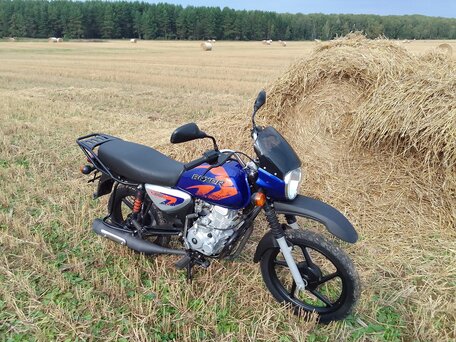 2019 Bajaj Boxer BM 125, синий, 80000 рублей, вид 2