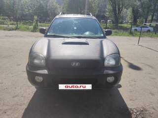 2001 Hyundai Santa Fe I, чёрный, 295000 рублей, вид 1