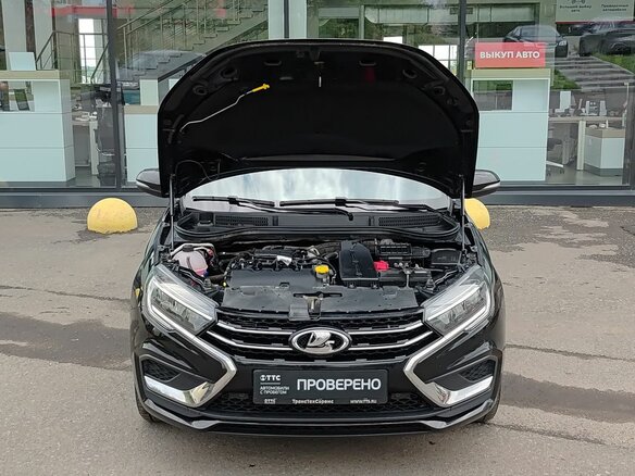 2023 Lada (ВАЗ) Vesta I Рестайлинг (NG), чёрный - вид 8