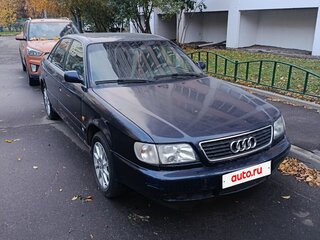 1996 Audi A6 I (C4), синий, 350000 рублей, вид 2
