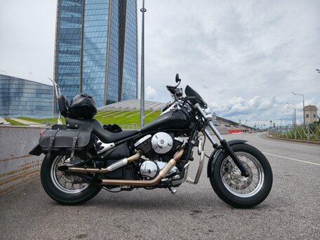 1997 Kawasaki VN800 Vulcan, чёрный, 425000 рублей, вид 1