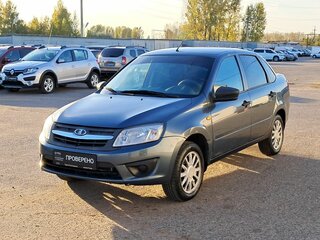 2014 Lada (ВАЗ) Granta I, синий, 310000 рублей, вид 1