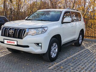 2019 Toyota Land Cruiser Prado 150 Series Рестайлинг 2, белый, 3950000 рублей, вид 4