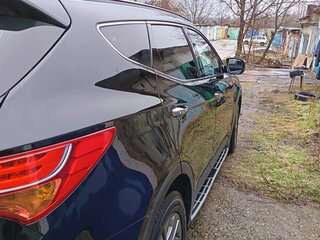 2013 Hyundai Santa Fe III, чёрный, 1550000 рублей, вид 4