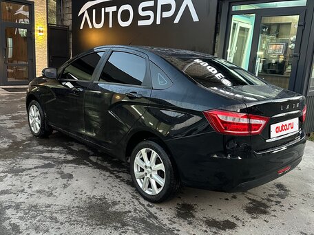 2021 Lada (ВАЗ) Vesta I, чёрный, 870000 рублей, вид 3