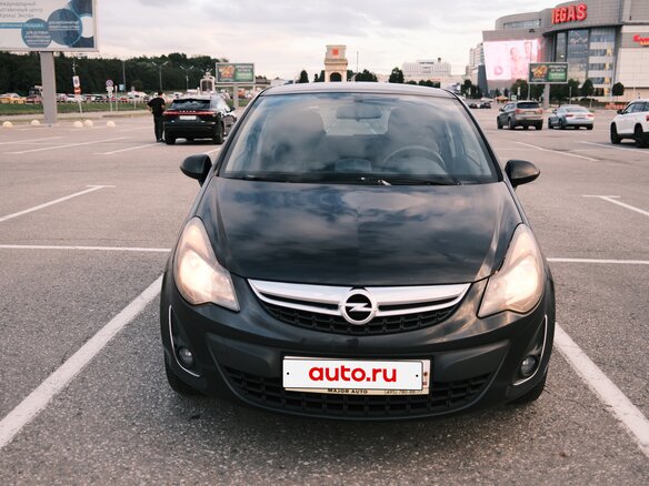 2012 Opel Corsa D Рестайлинг II, чёрный - вид 8