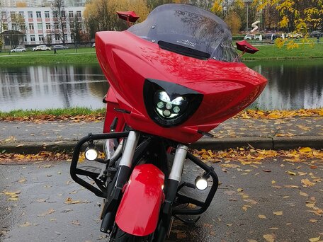 2015 Victory Cross Country, красный, 1200000 рублей, вид 1