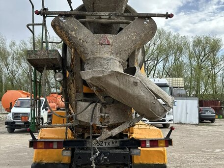 2006 КамАЗ Автобетоносмеситель, зелёный, 800000 рублей, вид 4