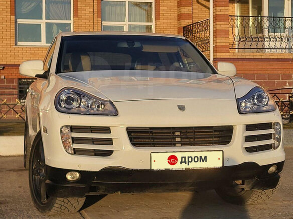 2008 Porsche Cayenne I Рестайлинг (957), белый, 1333000 рублей - вид 1
