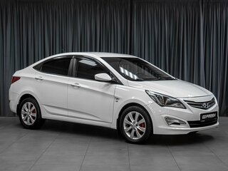 2016 Hyundai Solaris I Рестайлинг, белый, 769000 рублей, вид 1