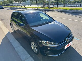 2013 Volkswagen Golf VII, чёрный, 1470000 рублей, вид 3
