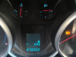 2012 Chevrolet Cruze I Рестайлинг, серый, 320000 рублей, вид 5