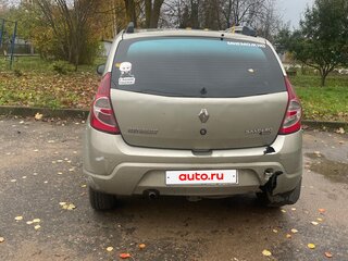 2014 Renault Sandero I, серебристый, 135000 рублей, вид 2