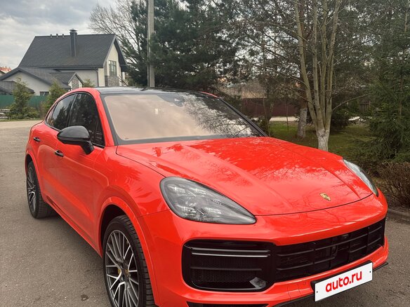 2019 Porsche Cayenne Turbo Coupé III, оранжевый, 8090000 рублей - вид 1