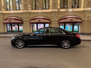2016 Mercedes-Benz S-Класс 350 CDI BlueTEC Long 9G-TRONIC VI (W222, C217), чёрный, 4500000 рублей, вид 4