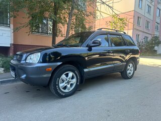 2003 Hyundai Santa Fe I, чёрный, 850000 рублей, вид 1