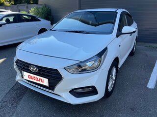 2018 Hyundai Solaris II, белый, 1100000 рублей, вид 4