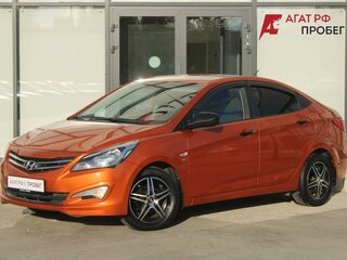 2014 Hyundai Solaris I, оранжевый, 1120000 рублей, вид 1