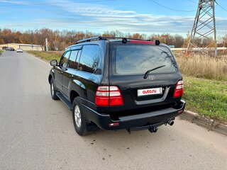 2003 Toyota Land Cruiser Cygnus 100 Series Рестайлинг 1, чёрный, 1250000 рублей, вид 4