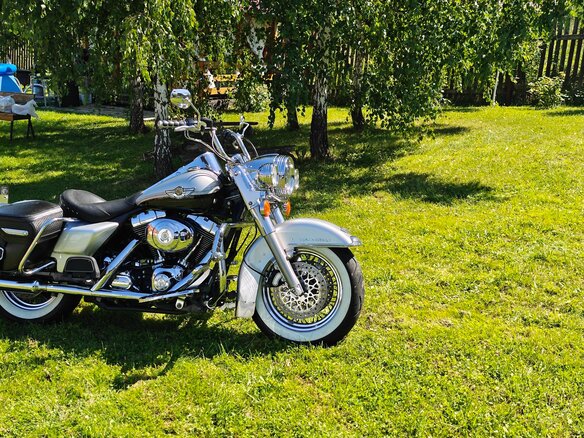 2003 Harley-Davidson Road King, серебристый, 750000 рублей - вид 3