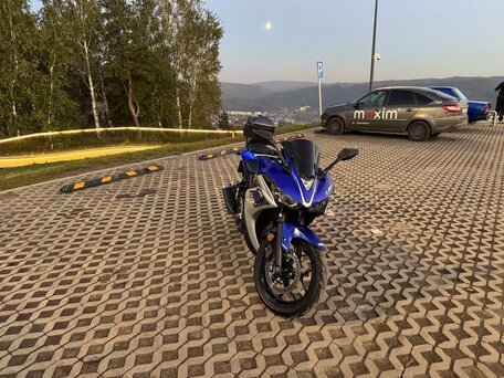 2016 Yamaha YZF-R25, синий, 350000 рублей, вид 2