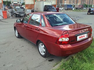 2009 Lada (ВАЗ) Priora I, красный, 380000 рублей, вид 4